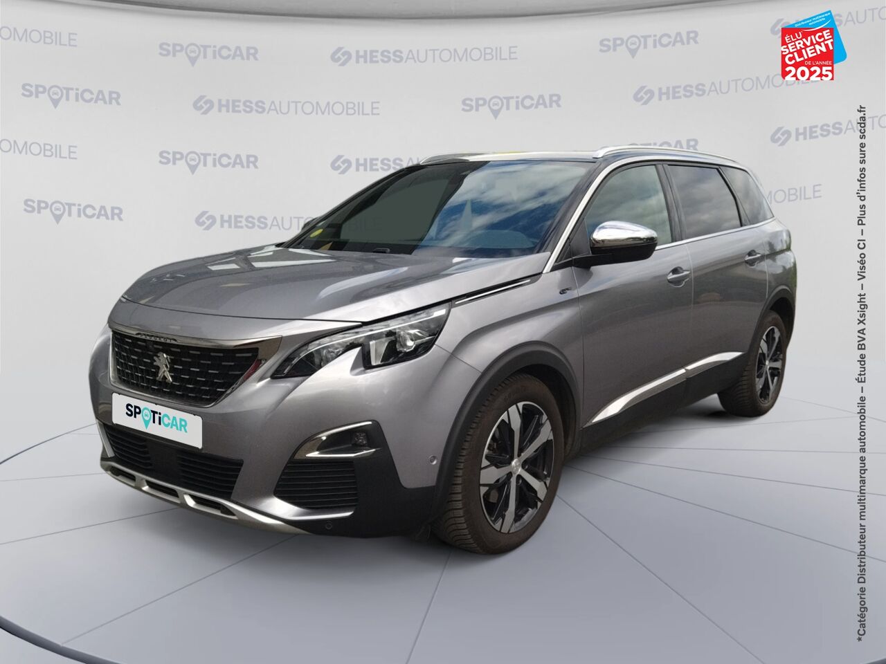 Véhicule d'occasion PEUGEOT 5008 2.0 BLUEHDI 180CH SS GT EAT8 chez Toyota Thionville