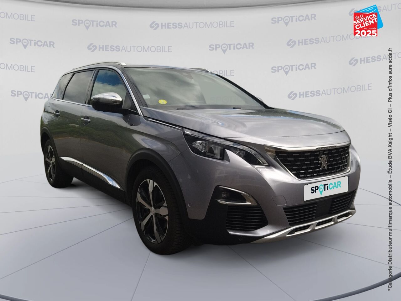 Véhicule d'occasion PEUGEOT 5008 2.0 BLUEHDI 180CH SS GT EAT8 chez Toyota Thionville