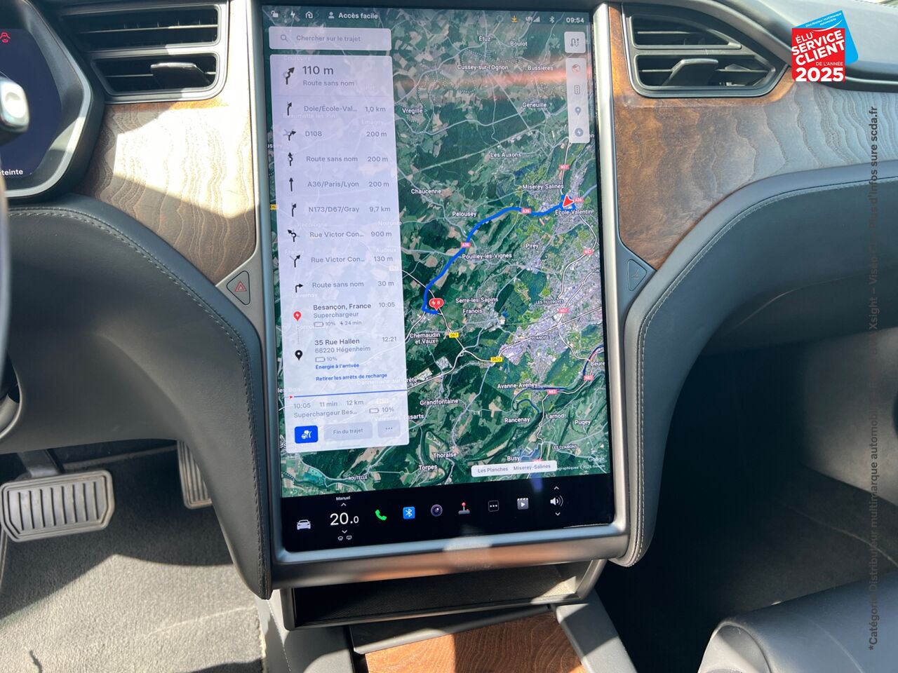 Véhicule d'occasion TESLA MODEL S LONG RANGE SIEGES CUIR GPS chez Renault Saint-Louis