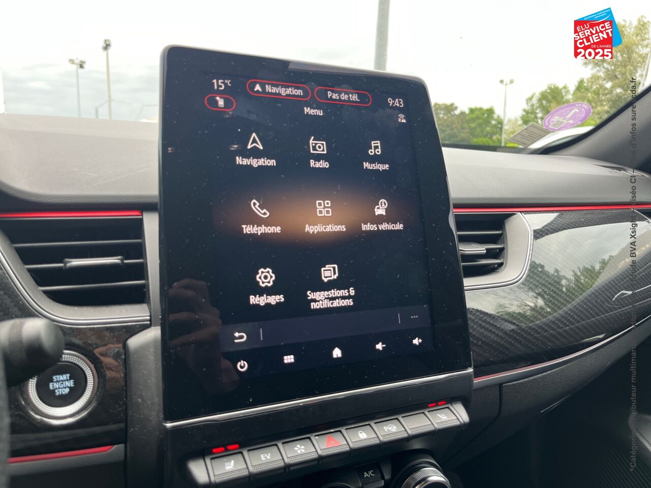 Véhicule d'occasion RENAULT ARKANA 1.6 E-TECH 145CH RS LINE -21B chez Renault Colmar