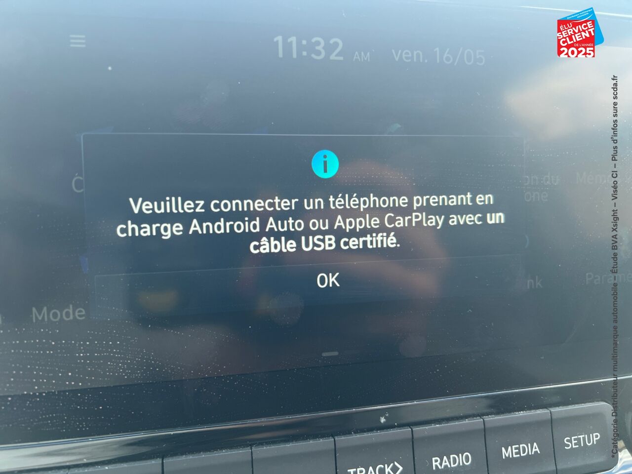 Véhicule d'occasion HYUNDAI KONA 1.6 GDI 141CH HYBRID EXECUTIVE DCT-6 chez Renault Sélestat