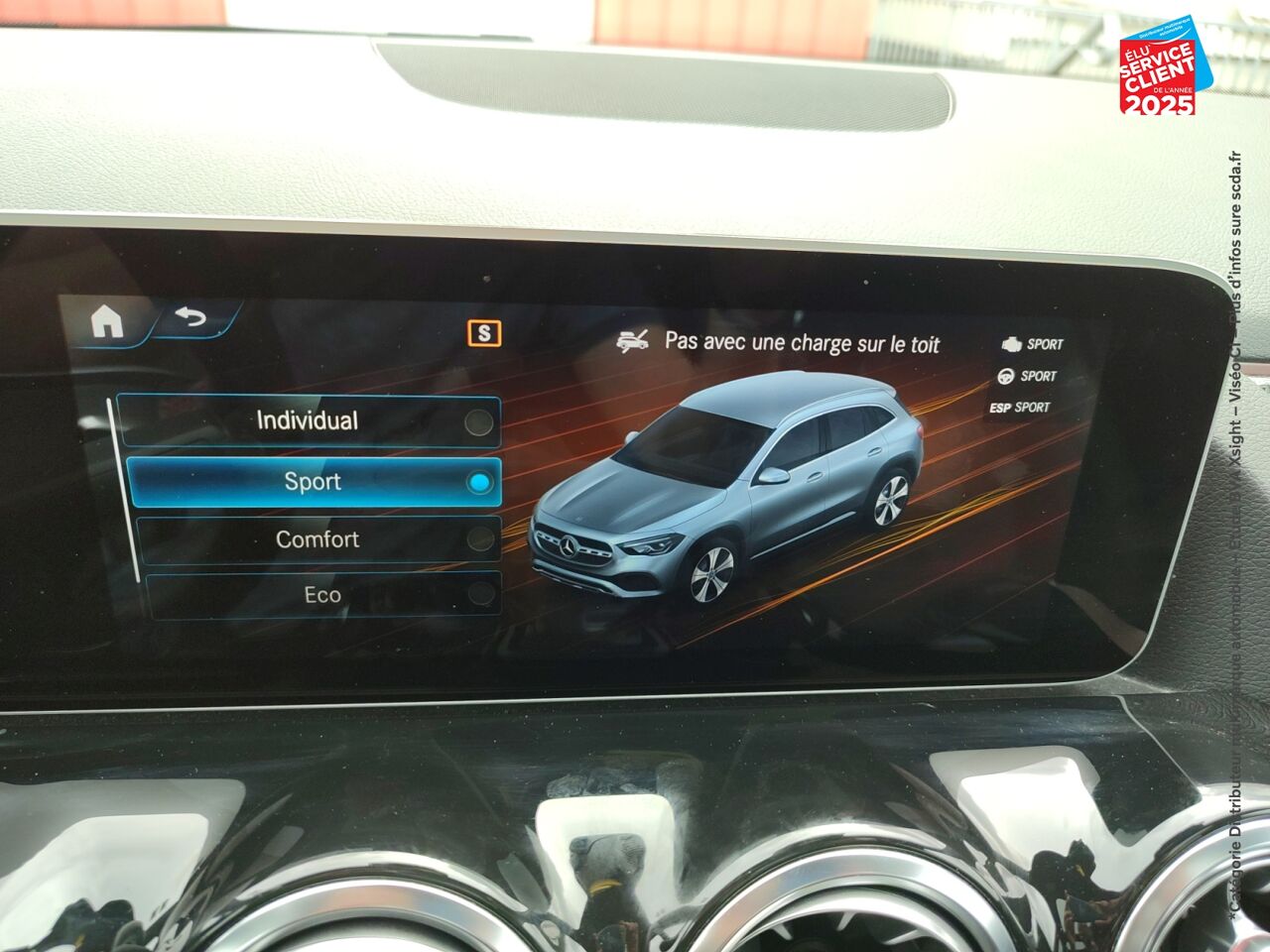 Véhicule d'occasion MERCEDES-BENZ GLA 220 D 190CH 4MATIC AMG LINE 8G-DCT chez Nissan Montbéliard