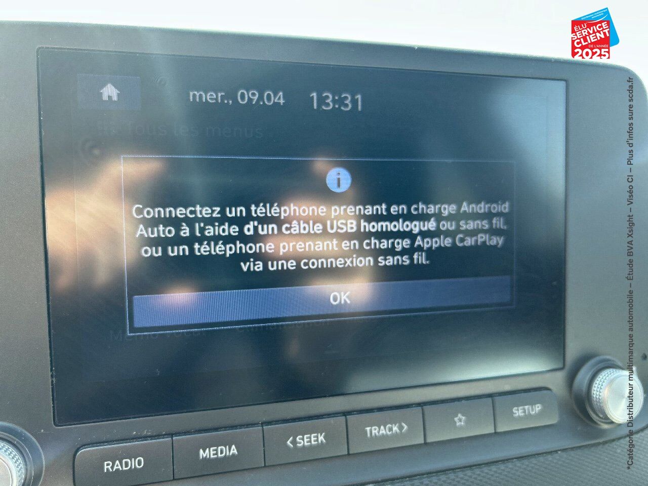 Véhicule d'occasion HYUNDAI KONA ELECTRIC 64KWH - 204CH INTUITIVE CAMERA chez Renault Saint-Louis