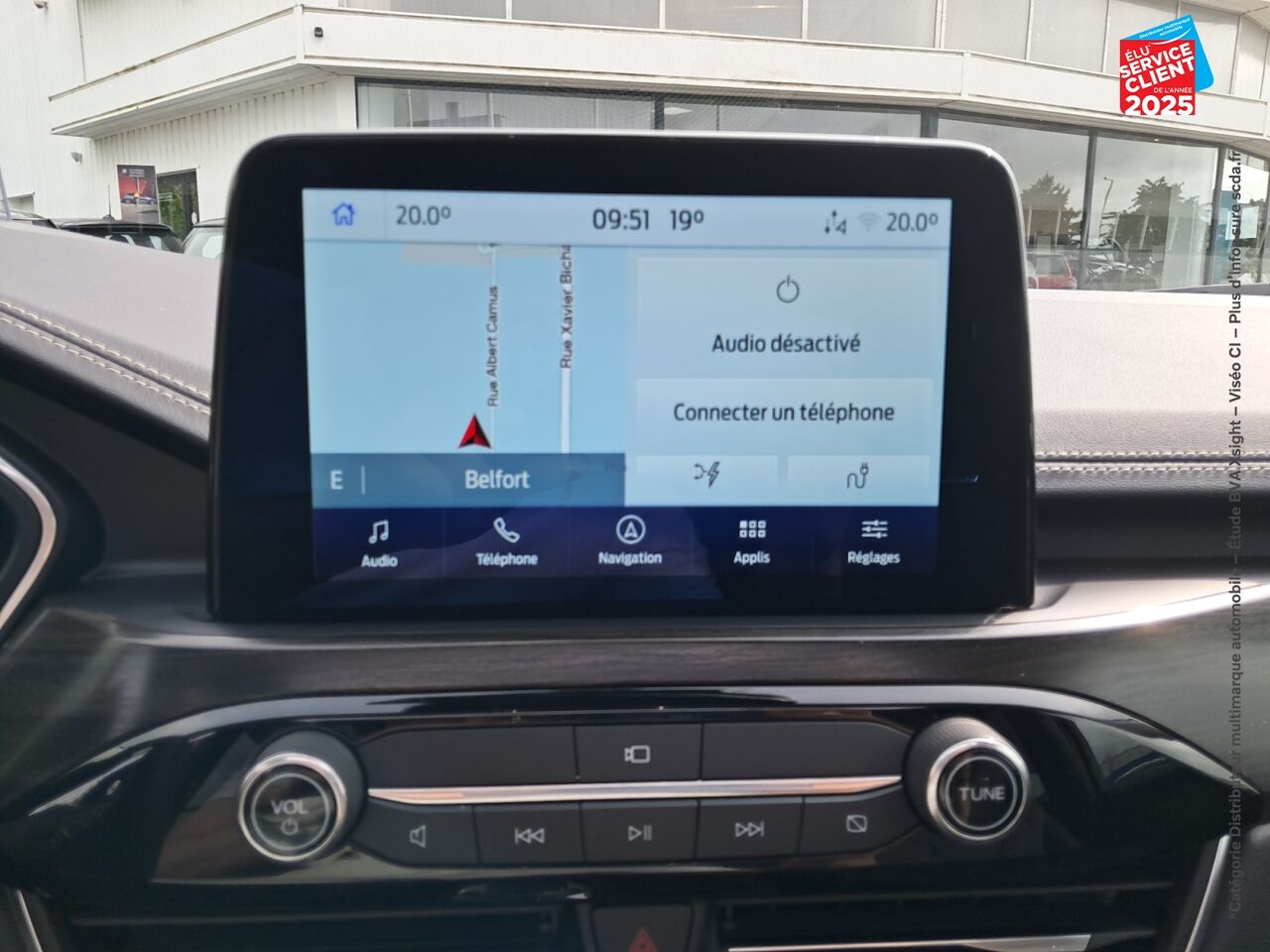Véhicule d'occasion FORD KUGA 2.5 DURATEC 225CH PHEV VIGNALE BVA chez Toyota Thionville