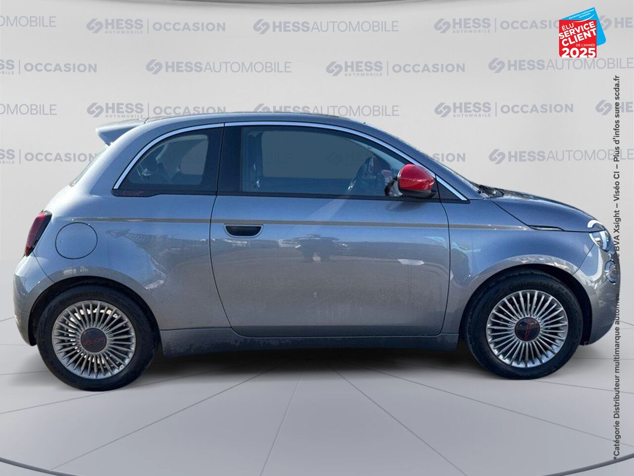 Véhicule d'occasion FIAT 500 E 95CH RED MY23 RADAR AR GPS chez Nissan Montbéliard