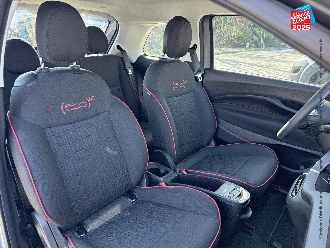 Véhicule d'occasion FIAT 500 E 95CH RED MY23 RADAR AR GPS chez Nissan Montbéliard