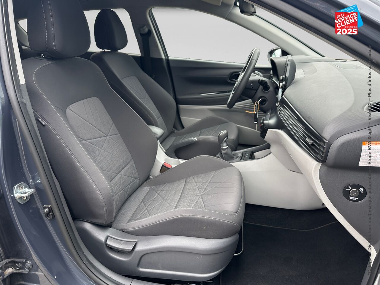 Véhicule d'occasion HYUNDAI BAYON 1.0 T-GDI 100CH HYBRID 48V INTUITIVE CAMERA CARPLAY chez Hyundai Chalons