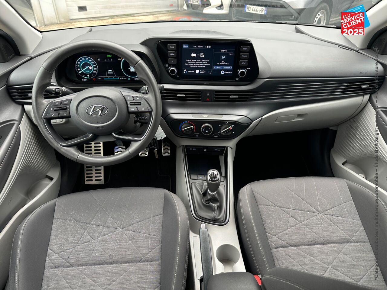 Véhicule d'occasion HYUNDAI BAYON 1.0 T-GDI 100CH HYBRID 48V INTUITIVE CAMERA CARPLAY chez Hyundai Chalons