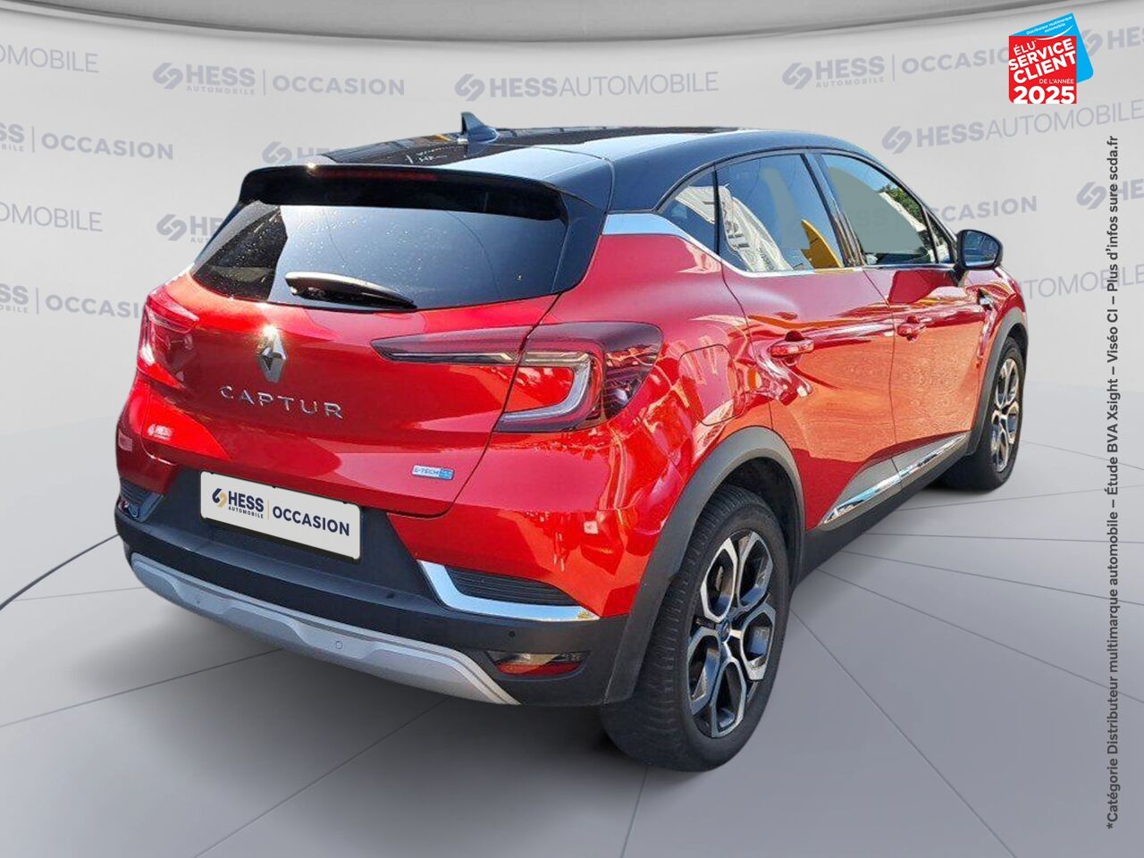 Véhicule d'occasion RENAULT CAPTUR 1.6 E-TECH HYBRIDE RECHARGEABLE 160CH INTENS -21 chez Toyota Thionville