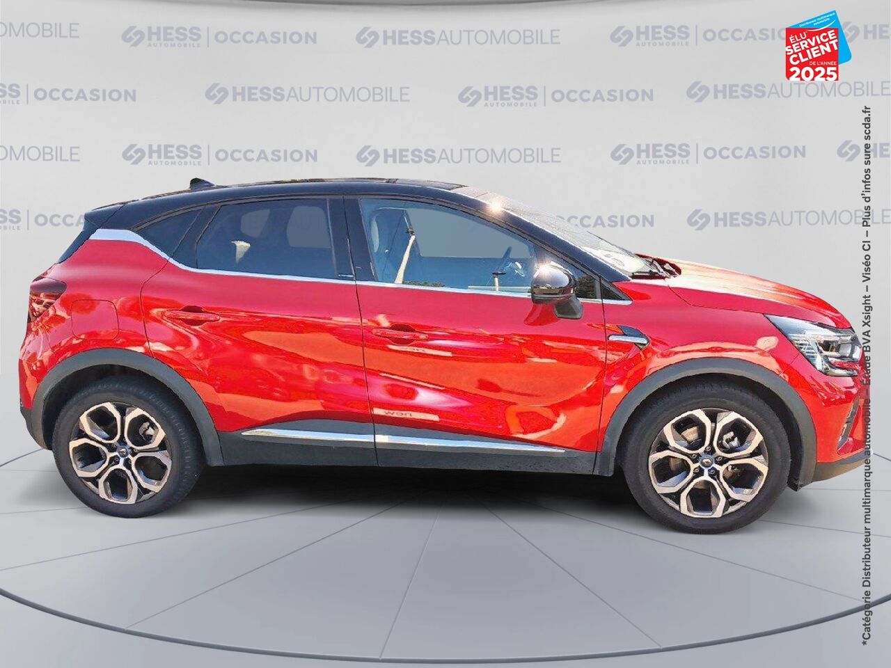 Véhicule d'occasion RENAULT CAPTUR 1.6 E-TECH HYBRIDE RECHARGEABLE 160CH INTENS -21 chez Toyota Thionville