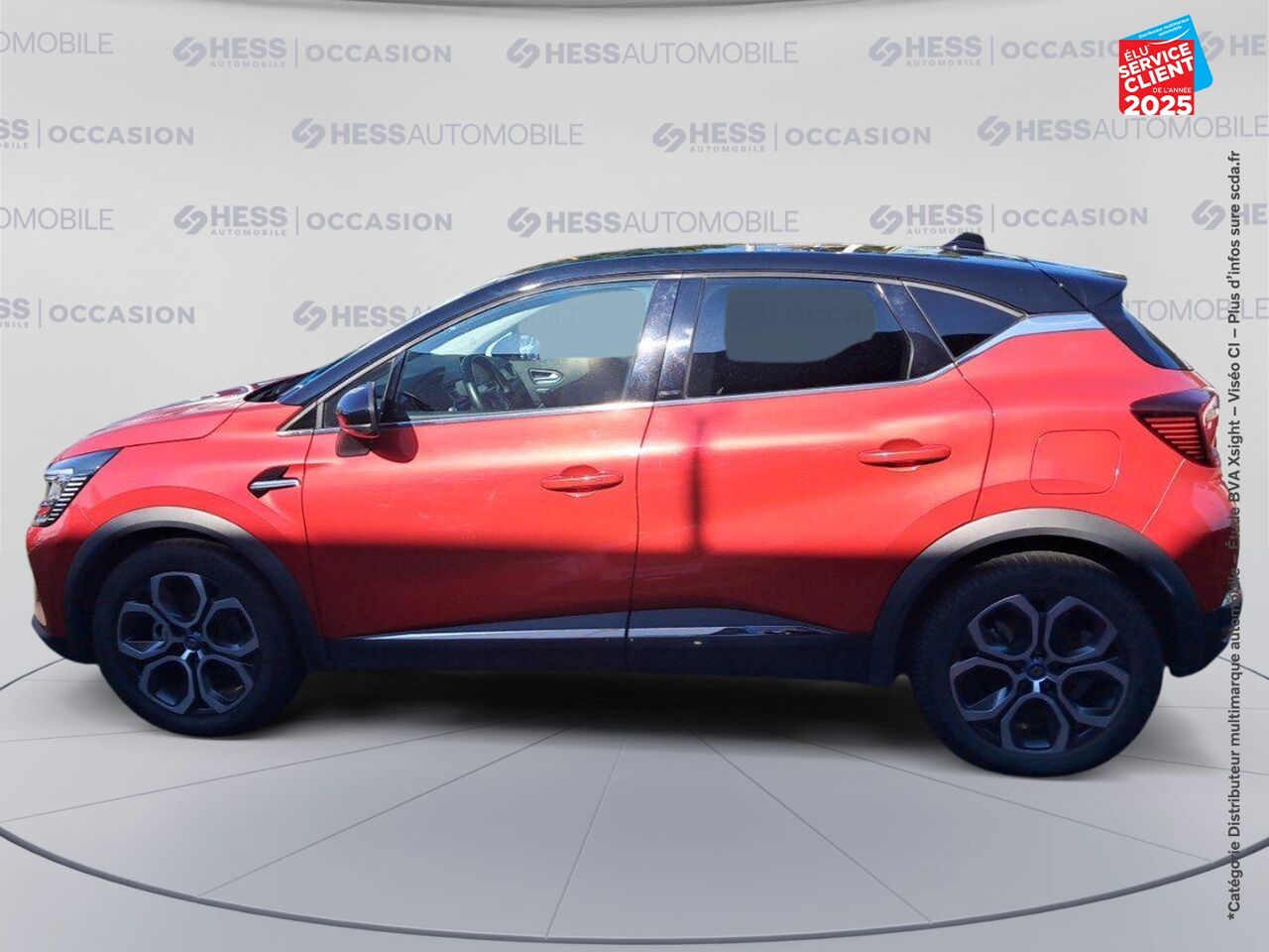 Véhicule d'occasion RENAULT CAPTUR 1.6 E-TECH HYBRIDE RECHARGEABLE 160CH INTENS -21 chez Toyota Thionville