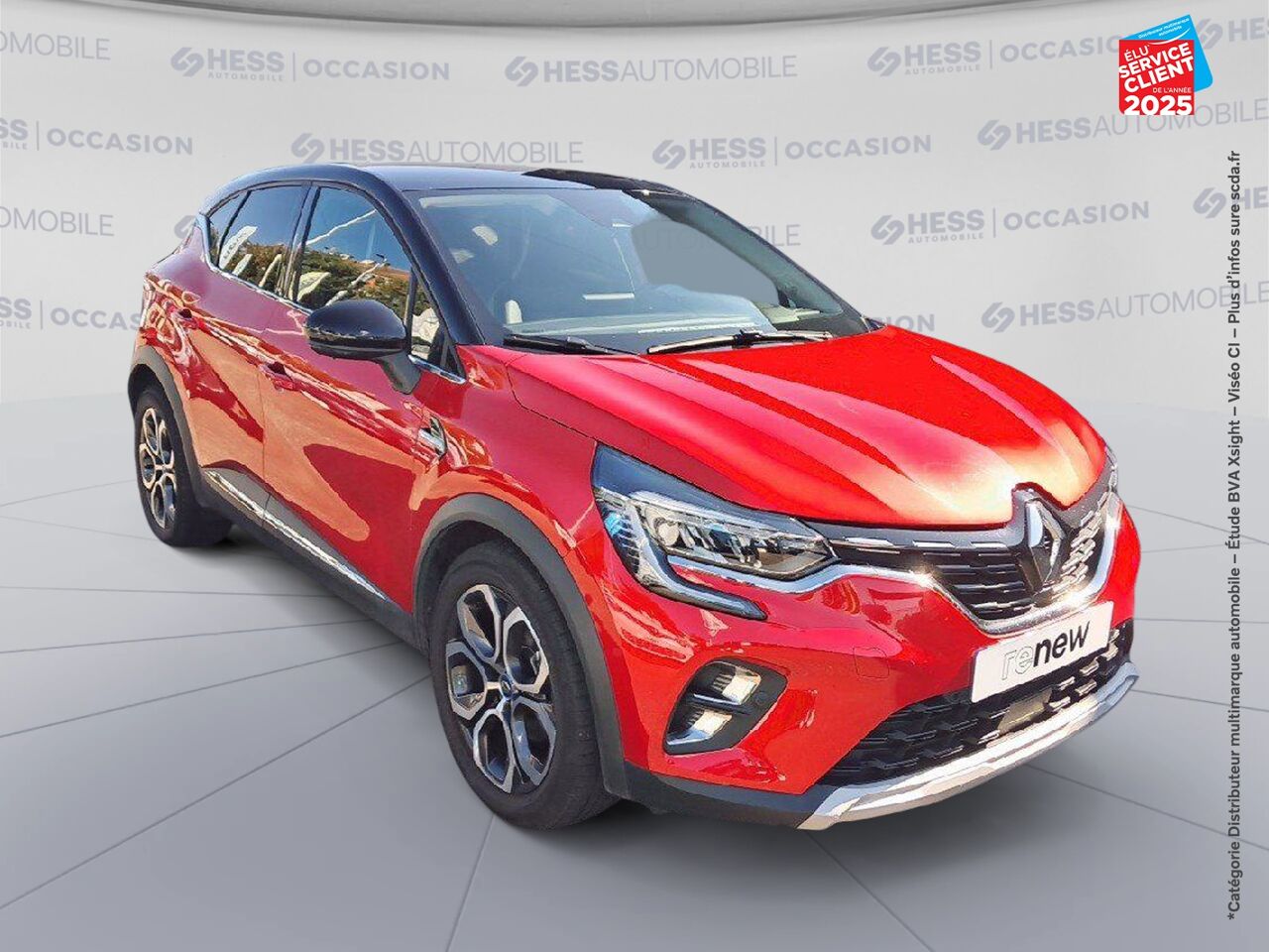 Véhicule d'occasion RENAULT CAPTUR 1.6 E-TECH HYBRIDE RECHARGEABLE 160CH INTENS -21 chez Toyota Thionville