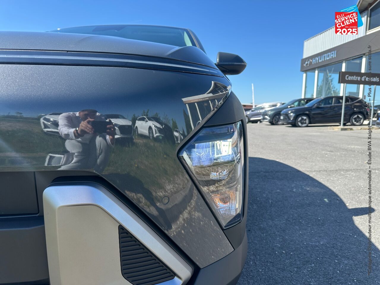 Véhicule d'occasion HYUNDAI KONA 1.6 GDI 129CH HYBRID INTUITIVE DCT-6 GPS CAMERA CARPLAY chez Hyundai Chalons