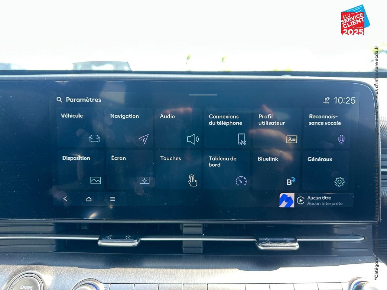 Véhicule d'occasion HYUNDAI KONA 1.6 GDI 129CH HYBRID INTUITIVE DCT-6 GPS CAMERA CARPLAY chez Hyundai Chalons