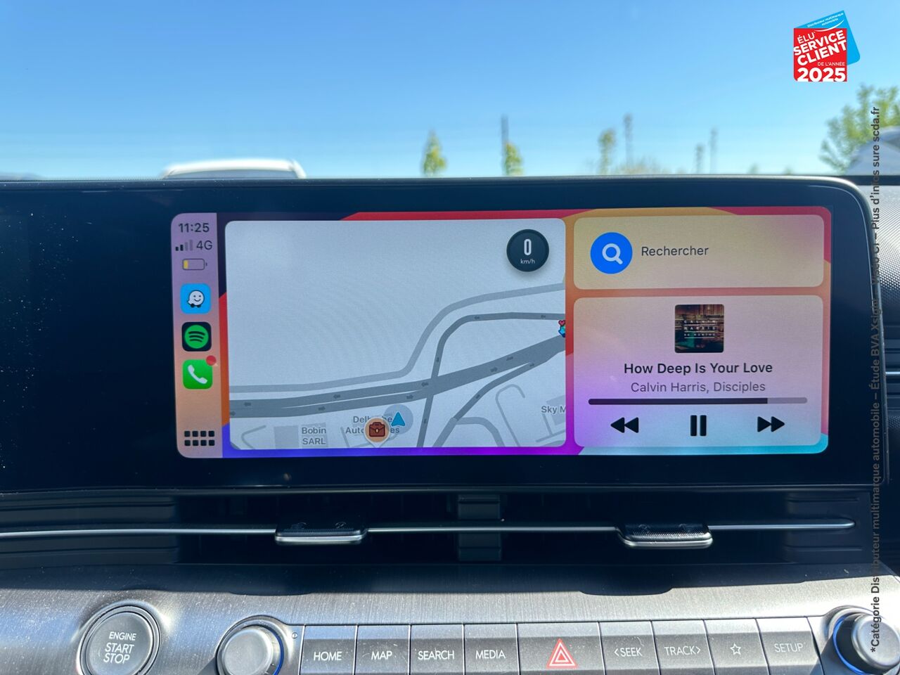Véhicule d'occasion HYUNDAI KONA 1.6 GDI 129CH HYBRID INTUITIVE DCT-6 GPS CAMERA CARPLAY chez Hyundai Chalons