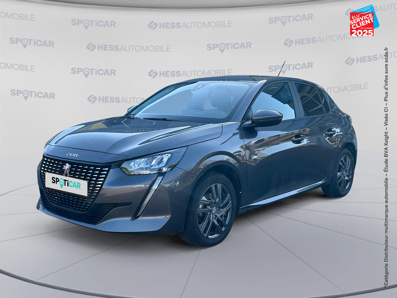 Véhicule d'occasion PEUGEOT 208 1.2 PURETECH 75CH SS STYLE chez Opel Saint-Dizier