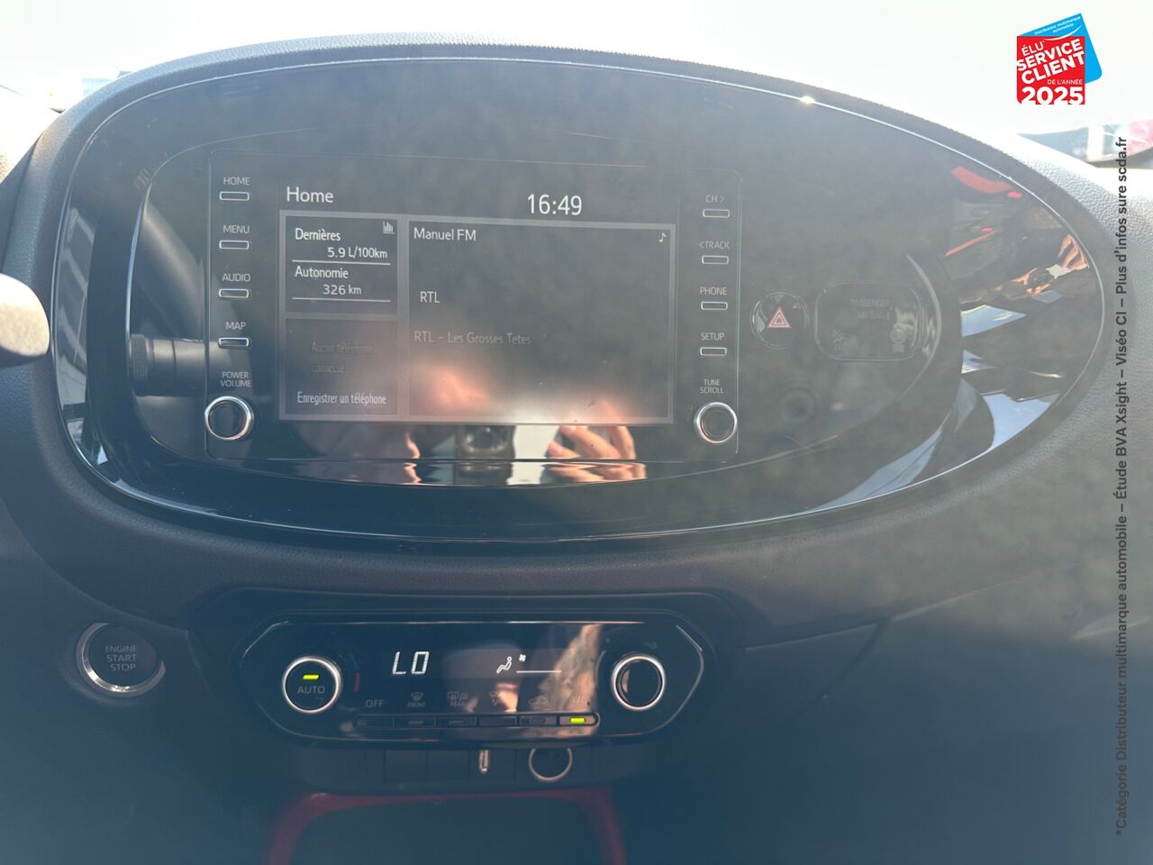 Véhicule d'occasion TOYOTA AYGO X 1.0 VVT-I 72CH DESIGN S-CVT chez Renault Saint-Louis