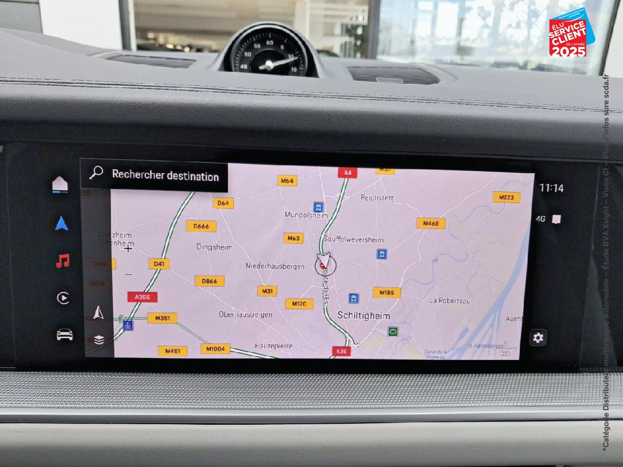 Véhicule d'occasion PORSCHE CAYENNE 3.0 V6 470CH E-HYBRID TOUVRANT SIEGES CUIR GPS CAMERA CARPLAY BOSE HUD chez BMW Dole