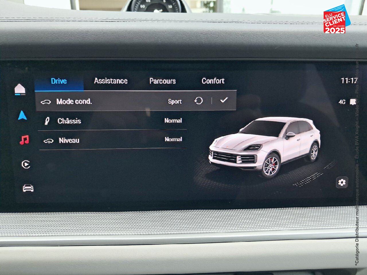 Véhicule d'occasion PORSCHE CAYENNE 3.0 V6 470CH E-HYBRID TOUVRANT SIEGES CUIR GPS CAMERA CARPLAY BOSE HUD chez BMW Dole