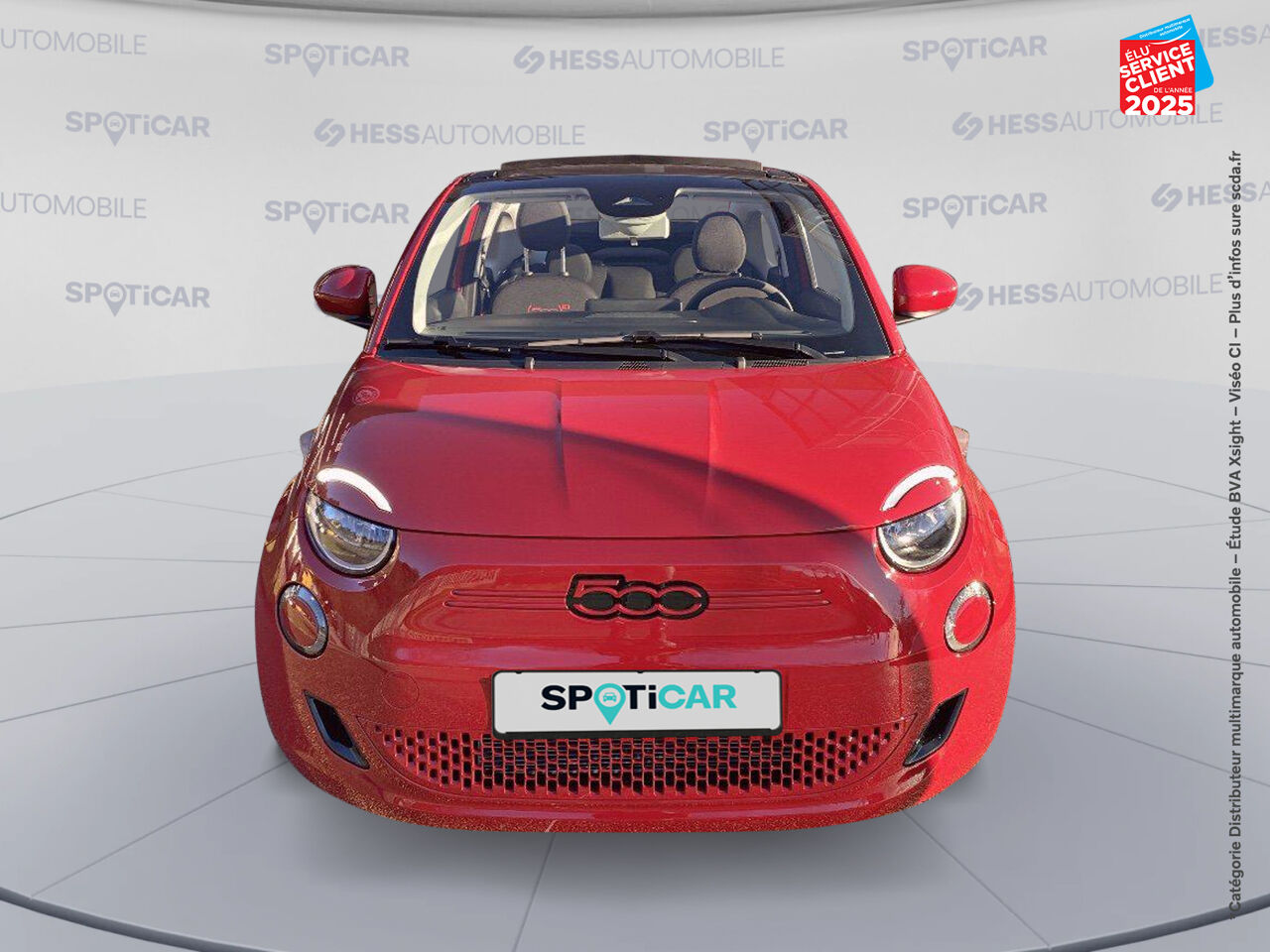 Véhicule d'occasion FIAT 500C E 95CH RED STEP1 chez Dacia Belfort