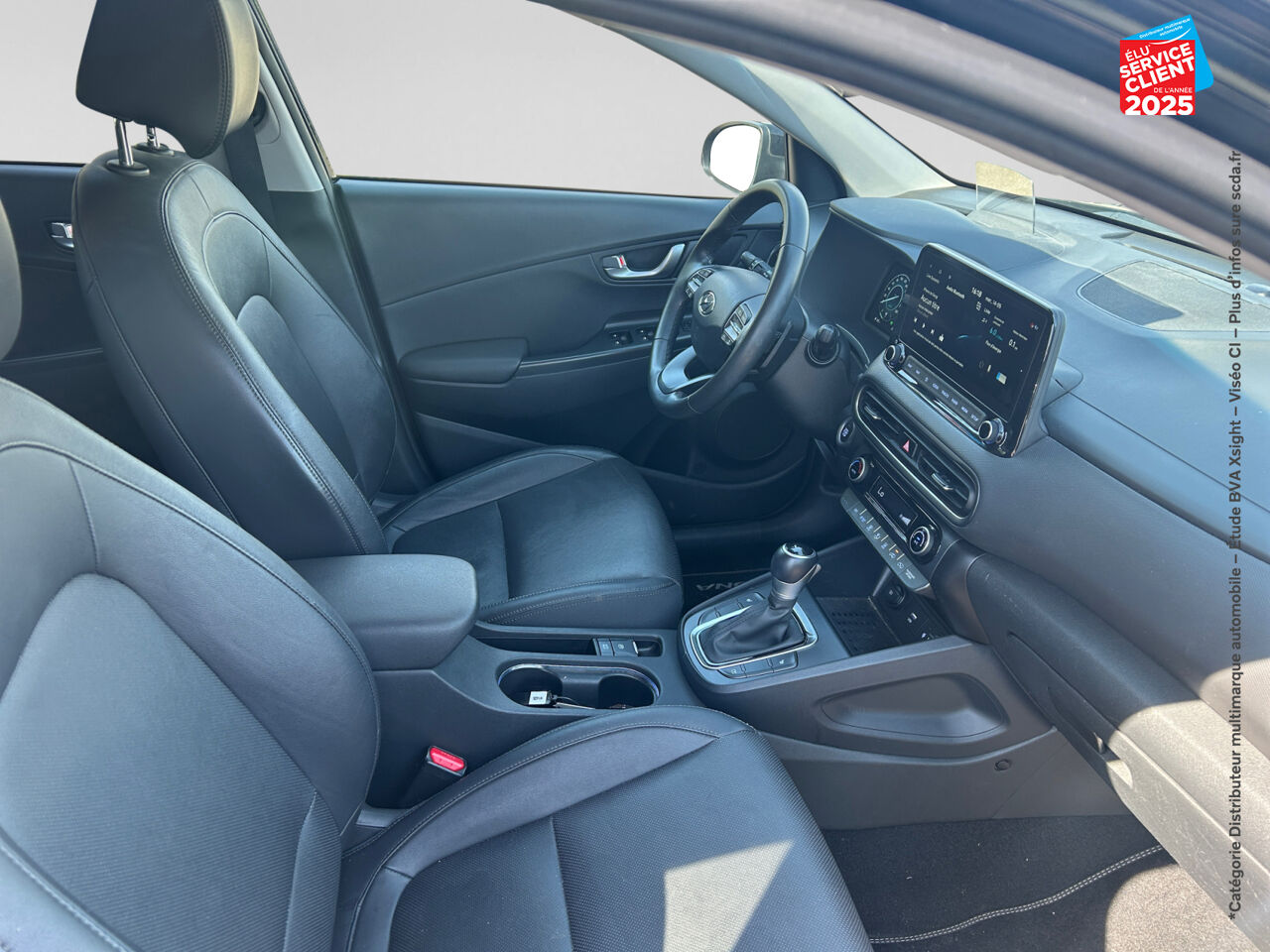 Véhicule d'occasion HYUNDAI KONA 1.6 GDI 141CH HYBRID EXECUTIVE DCT-6 SIEGES CUIR CAMERA chez Renault Sélestat