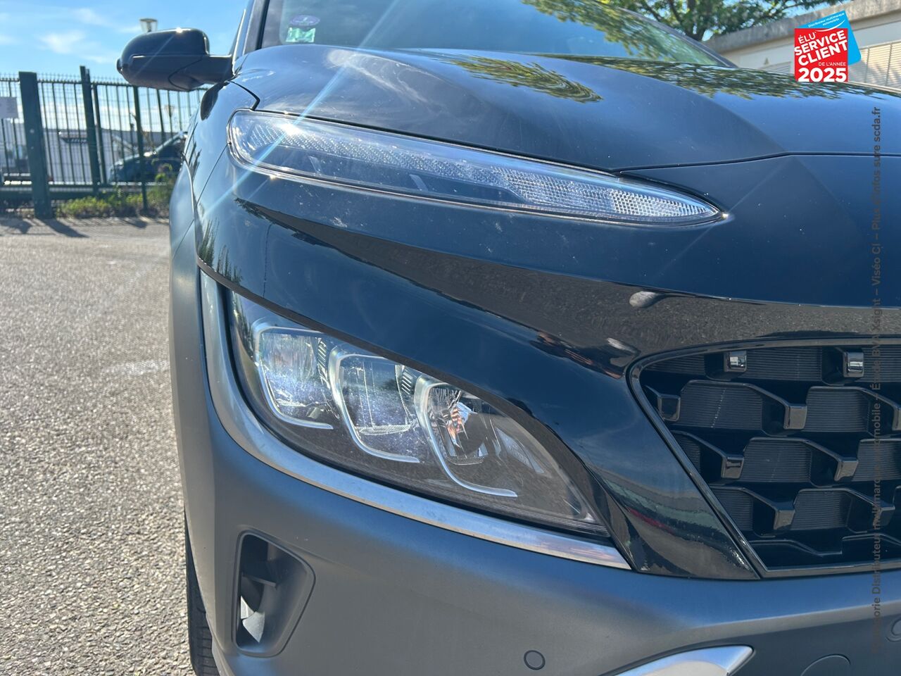 Véhicule d'occasion HYUNDAI KONA 1.6 GDI 141CH HYBRID EXECUTIVE DCT-6 SIEGES CUIR CAMERA chez Renault Sélestat