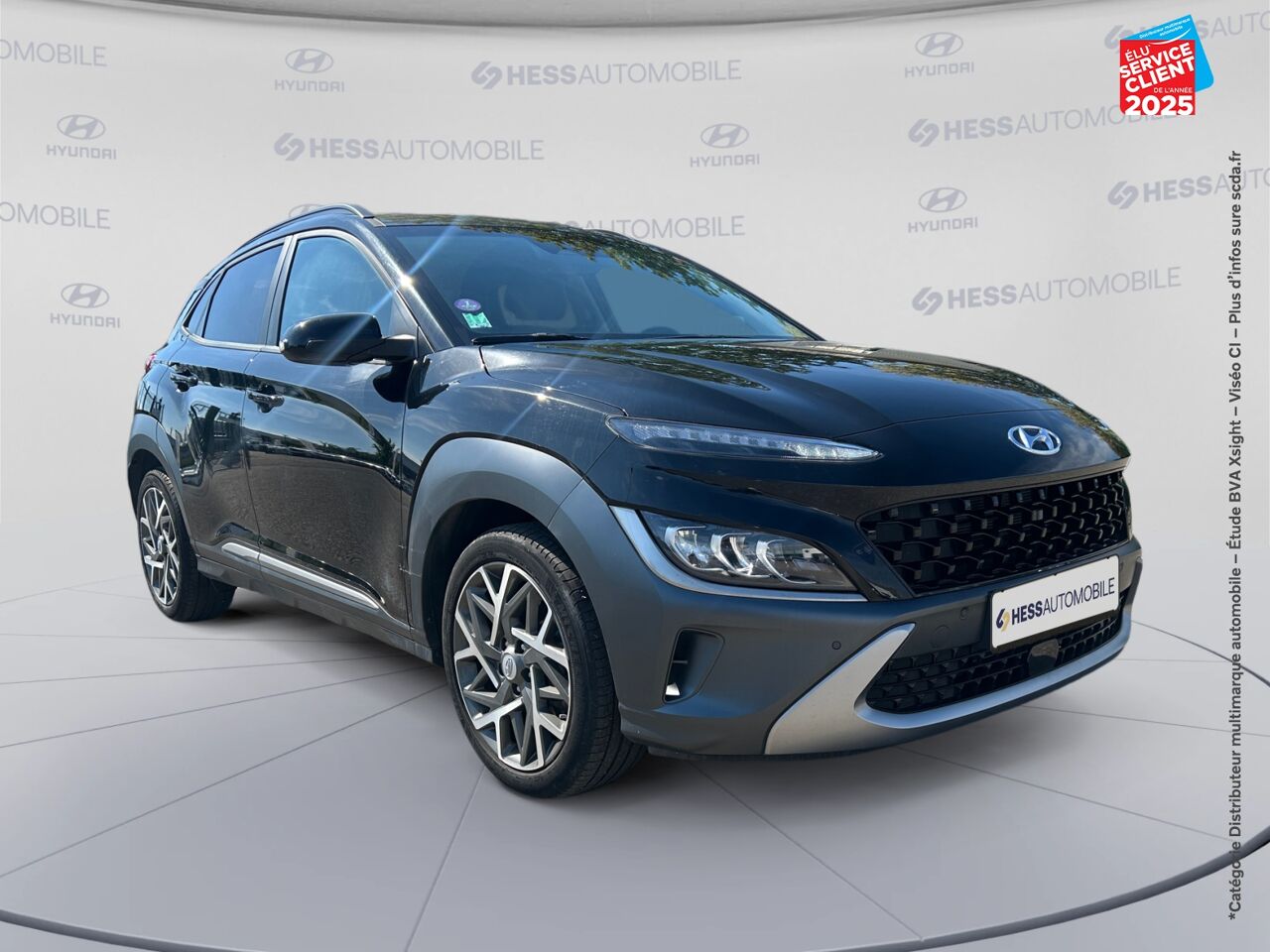 Véhicule d'occasion HYUNDAI KONA 1.6 GDI 141CH HYBRID EXECUTIVE DCT-6 SIEGES CUIR CAMERA chez Renault Sélestat