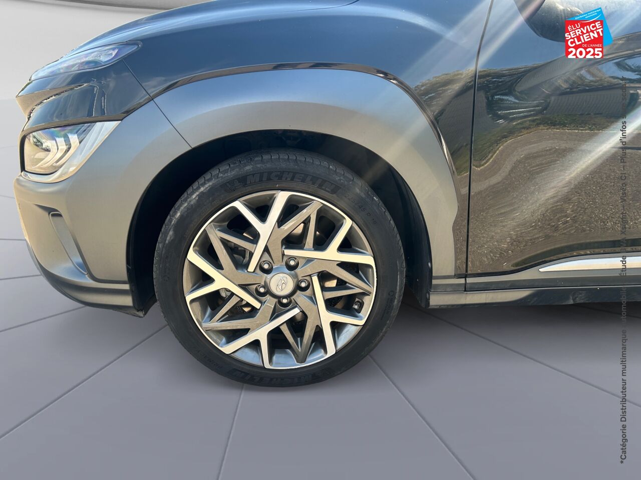 Véhicule d'occasion HYUNDAI KONA 1.6 GDI 141CH HYBRID EXECUTIVE DCT-6 SIEGES CUIR CAMERA chez Renault Sélestat
