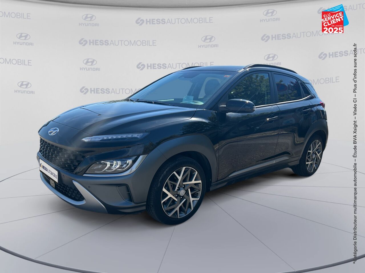 Véhicule d'occasion HYUNDAI KONA 1.6 GDI 141CH HYBRID EXECUTIVE DCT-6 SIEGES CUIR CAMERA chez Renault Sélestat