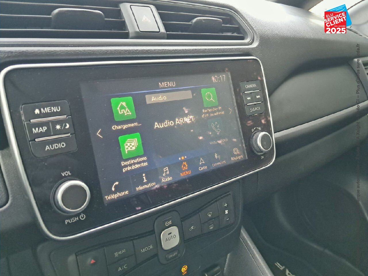 Véhicule d'occasion NISSAN LEAF 150CH 40KWH ACENTA 21 chez Toyota Thionville