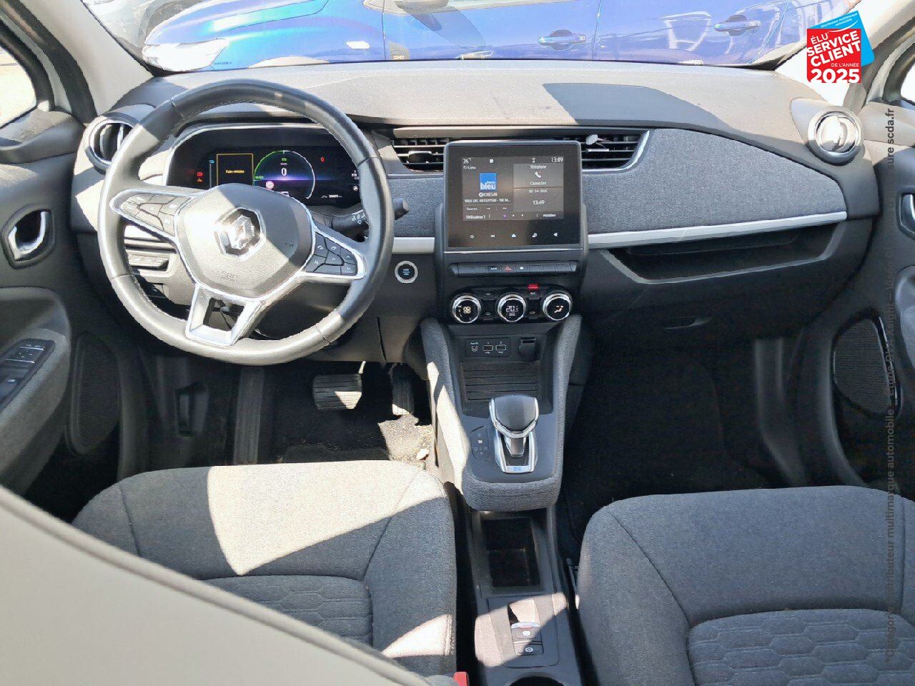 Véhicule d'occasion RENAULT ZOE E-TECH ZEN CHARGE NORMALE R110 ACHAT INTEGRAL - 21 RADAR AR CARPLAY chez Renault Colmar