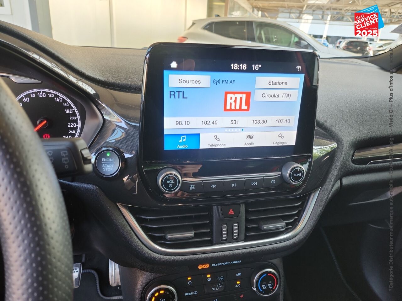 Véhicule d'occasion FORD FIESTA 1.5 ECOBOOST 200CH STOPSTART ST-PLUS 3P EURO6.2 chez Toyota Thionville