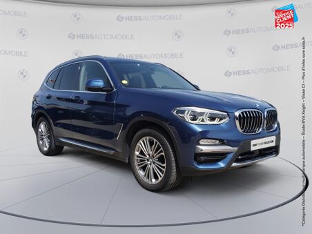 BMW X3 XDRIVE20DA 190CH LUXURY EURO6D-T TOUVRANT SIEGES CHAUF/CUIR GPS CAMERA
