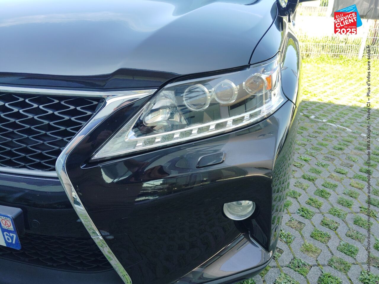 Véhicule d'occasion LEXUS RX 450H 4WD F SPORT TPANO SIEGES CHAUF/CUIR GPS CAMERA chez MINI Lons-Le-Saunier
