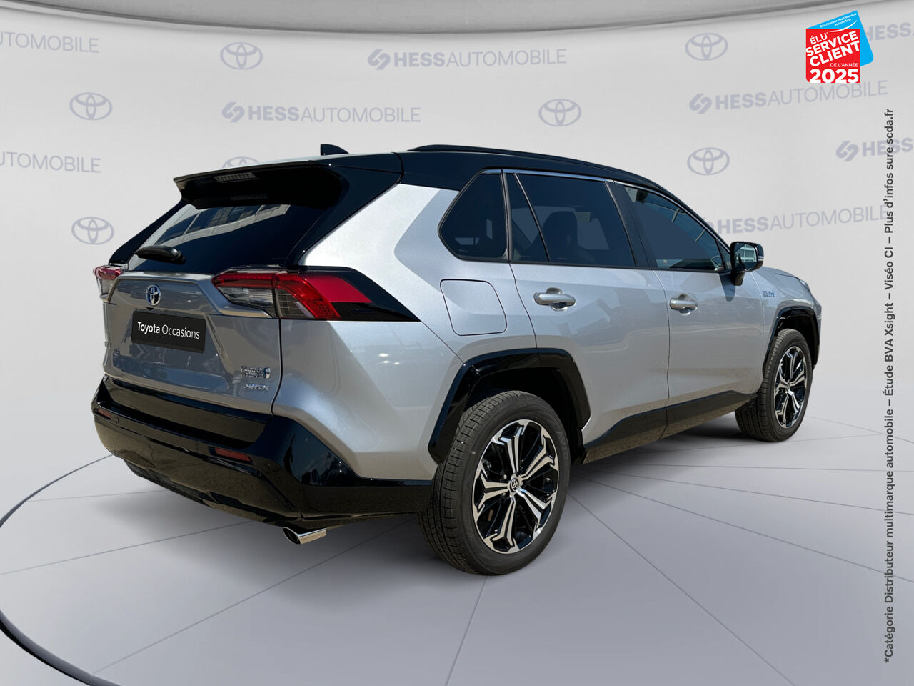 Véhicule d'occasion TOYOTA RAV4 2.5 HYBRIDE RECHARGEABLE 306CH COLLECTION AWD-I MY25 SIEGE CHAUF CAMERA GPS chez Hyundai Epernay