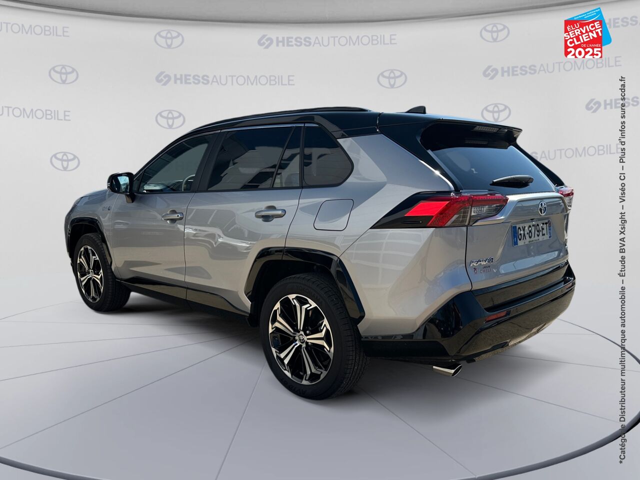 Véhicule d'occasion TOYOTA RAV4 2.5 HYBRIDE RECHARGEABLE 306CH COLLECTION AWD-I MY25 SIEGE CHAUF CAMERA GPS chez Hyundai Epernay