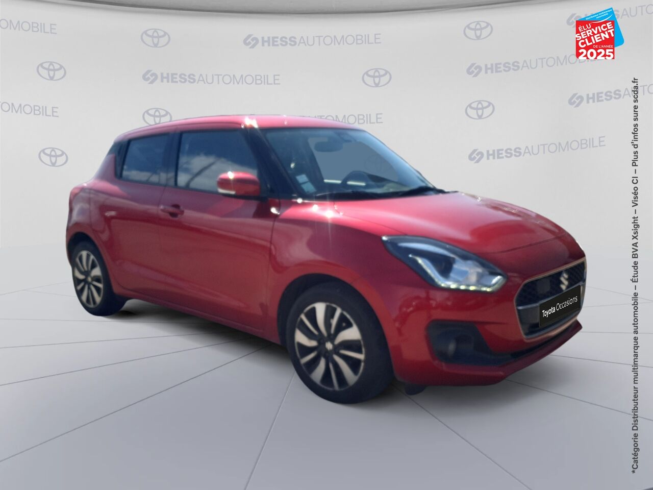 Véhicule d'occasion SUZUKI SWIFT 1.0 BOOSTERJET HYBRID SHVS 111CH PACK EURO6D-T chez Renault Strasbourg