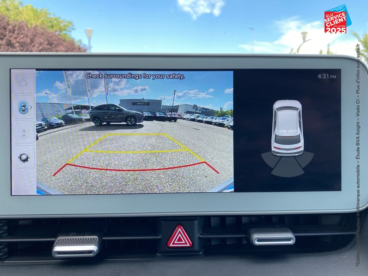 Véhicule d'occasion HYUNDAI IONIQ 5 73 KWH - 218CH INTUITIVE CAMERA chez Hyundai Reims