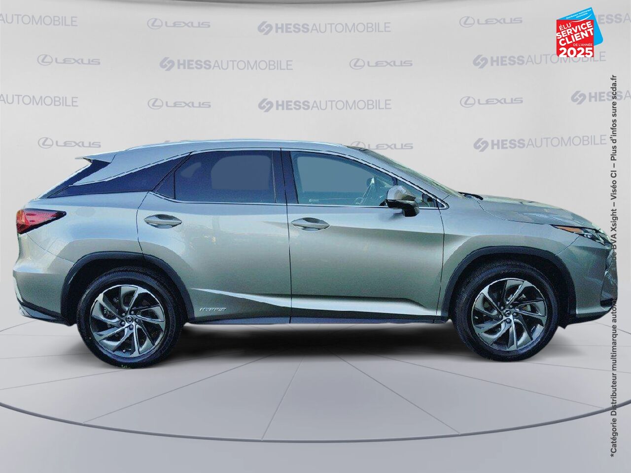 Véhicule d'occasion LEXUS RX 450H 4WD EXECUTIVE TOUVRANT SIEGES CHAUF/VENTIL/CUIR VOLANT CHAUF GPS CAMERA chez Toyota Thionville