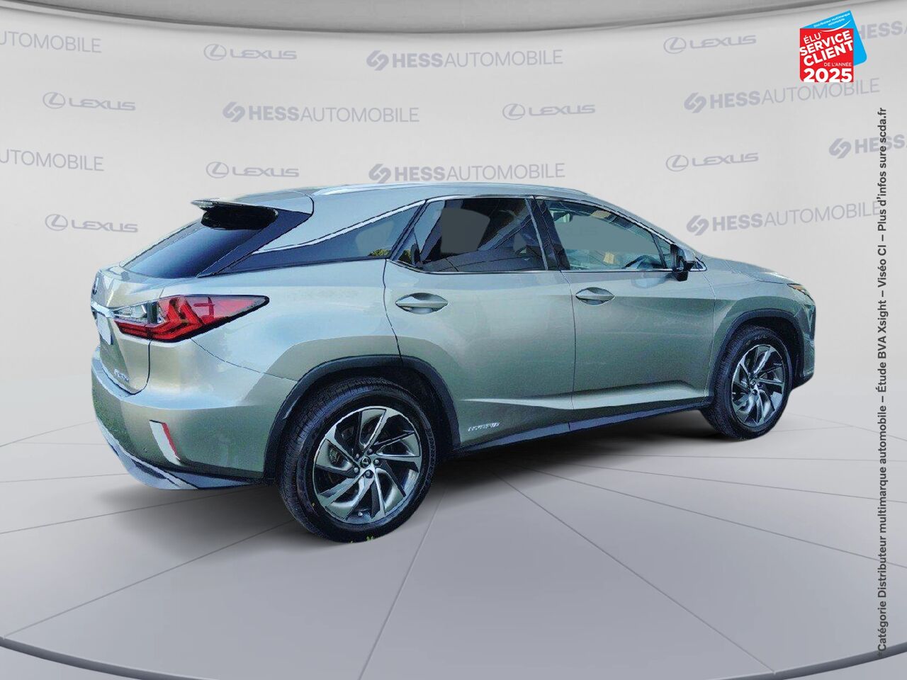Véhicule d'occasion LEXUS RX 450H 4WD EXECUTIVE TOUVRANT SIEGES CHAUF/VENTIL/CUIR VOLANT CHAUF GPS CAMERA chez Toyota Thionville