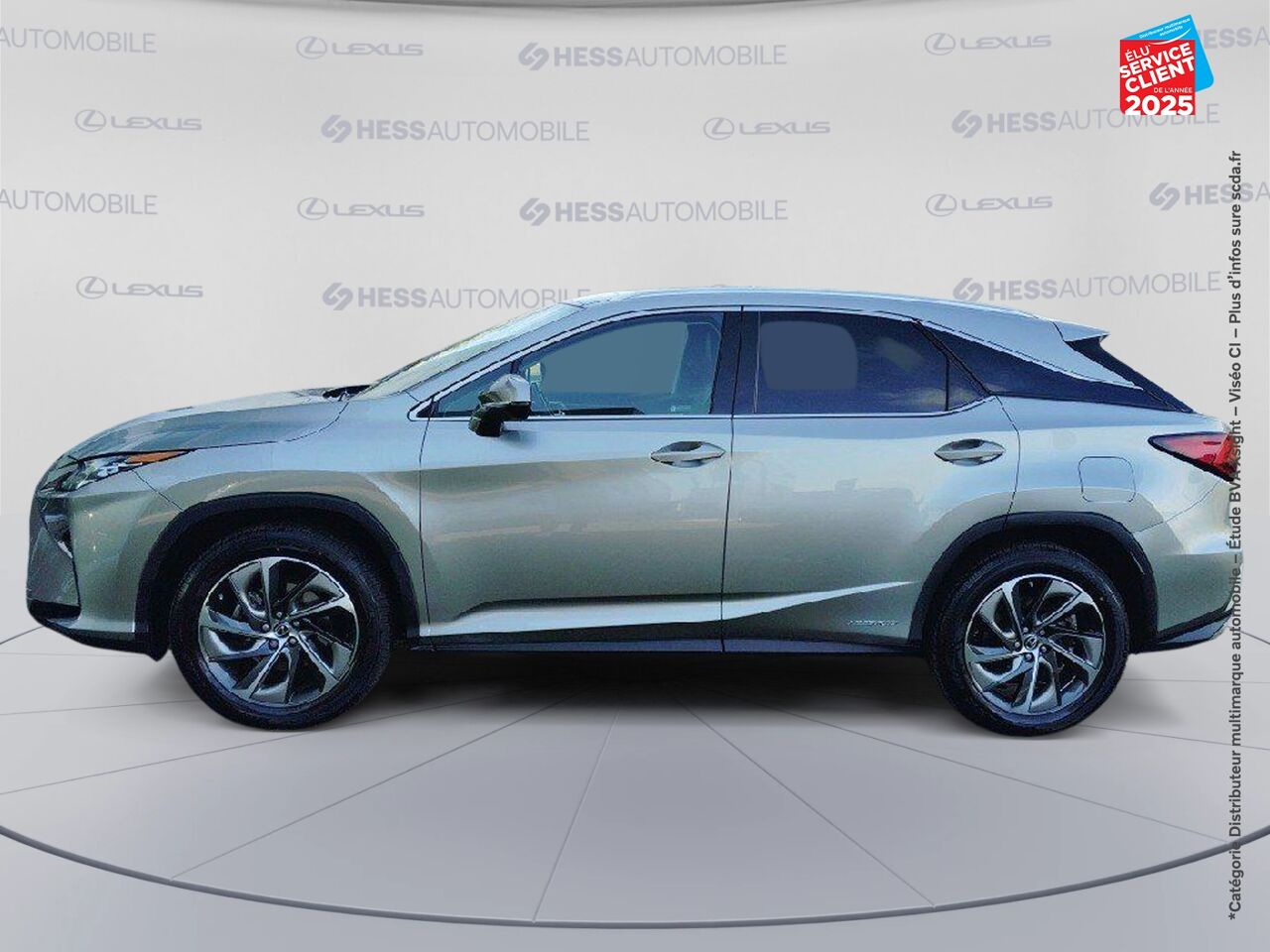Véhicule d'occasion LEXUS RX 450H 4WD EXECUTIVE TOUVRANT SIEGES CHAUF/VENTIL/CUIR VOLANT CHAUF GPS CAMERA chez Toyota Thionville