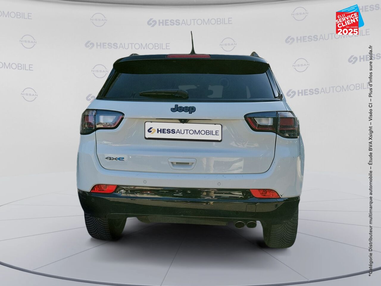Véhicule d'occasion JEEP COMPASS 1.3 TURBO T4 190CH PHEV 4XE 80TH ANNIVERSARY AT6 EAWD TOUVRANT CAMERA chez Toyota Thionville
