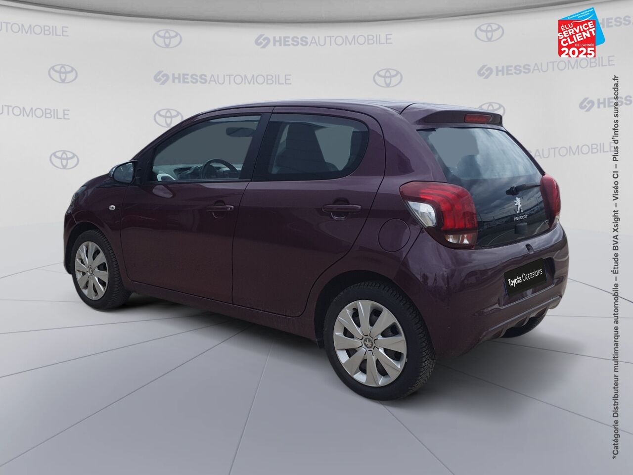 Véhicule d'occasion PEUGEOT 108 1.2 PURETECH STYLE 5P chez Dacia Strasbourg