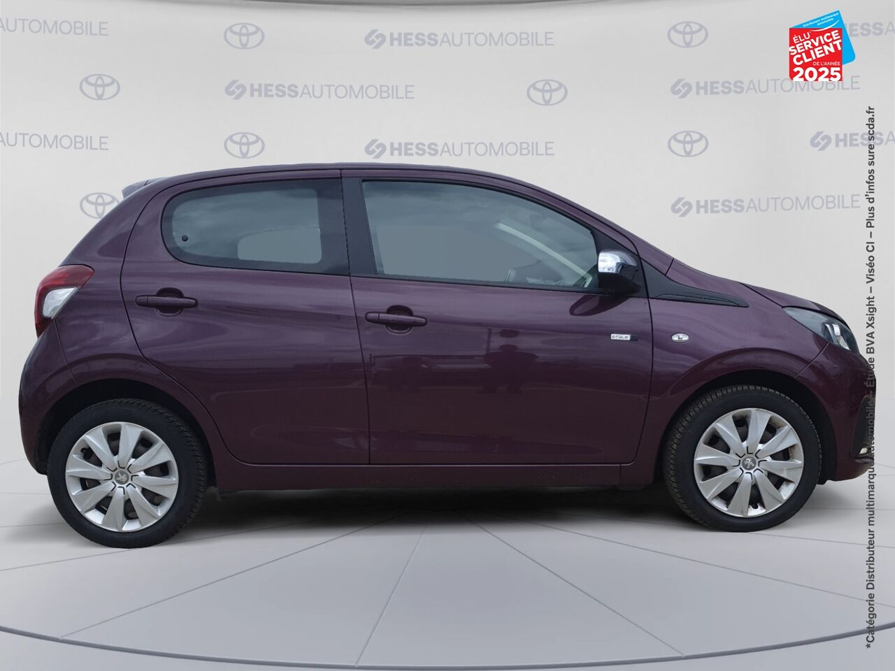 Véhicule d'occasion PEUGEOT 108 1.2 PURETECH STYLE 5P chez Dacia Strasbourg