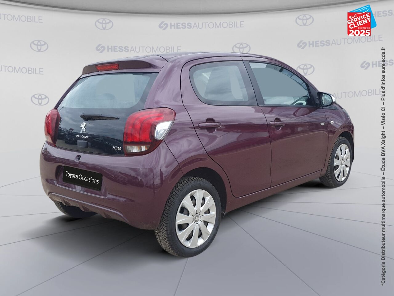 Véhicule d'occasion PEUGEOT 108 1.2 PURETECH STYLE 5P chez Dacia Strasbourg