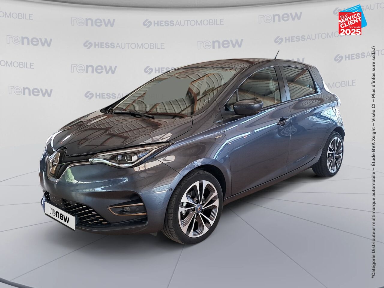 Véhicule d'occasion RENAULT ZOE EDITION ONE CHARGE NORMALE R135 ACHAT INTEGRAL 4CV SIEGES CUIR GPS BOSE chez Renault Saint-Louis