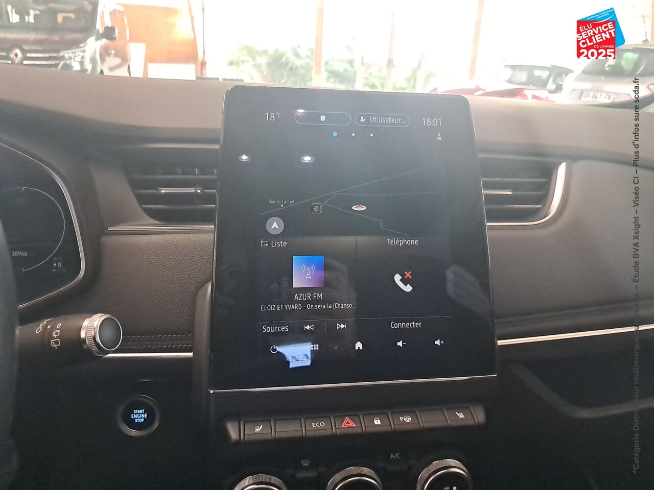 Véhicule d'occasion RENAULT ZOE EDITION ONE CHARGE NORMALE R135 ACHAT INTEGRAL 4CV SIEGES CUIR GPS BOSE chez Renault Saint-Louis