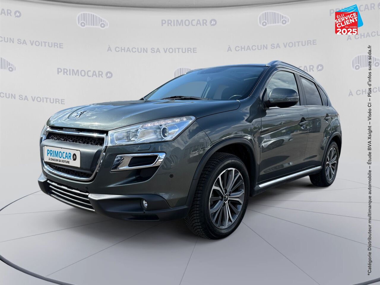 Véhicule d'occasion PEUGEOT 4008 1.8 HDI150 FAP STT 4WD TPANO GPS chez Primocar