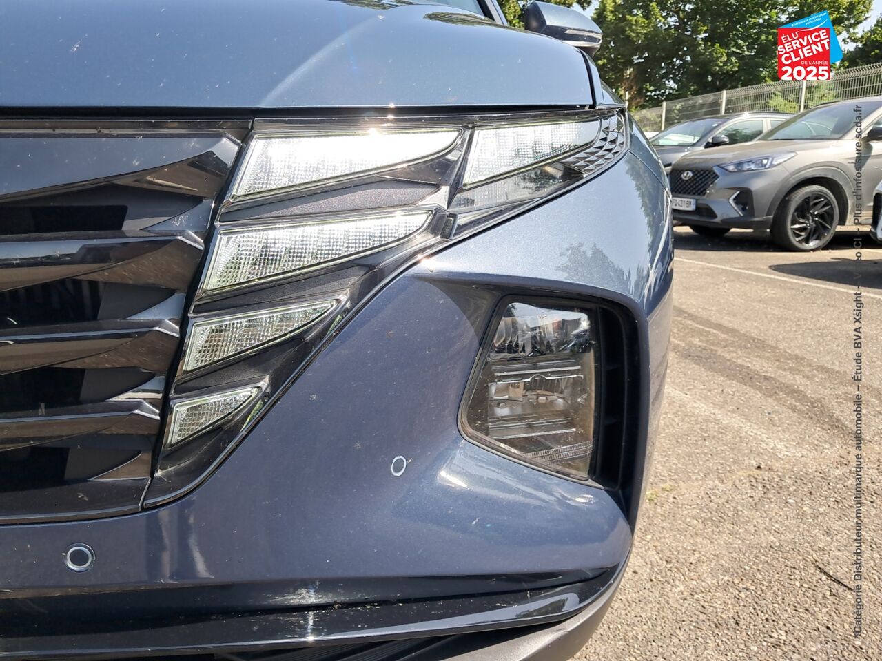 Véhicule d'occasion HYUNDAI TUCSON 1.6 T-GDI 230 CH HYBRID EXECUTIVE TOUVRANT SIEGE CHAUF VENTIL VOLANT CHAUF CAMERA GPS chez Hyundai Epernay