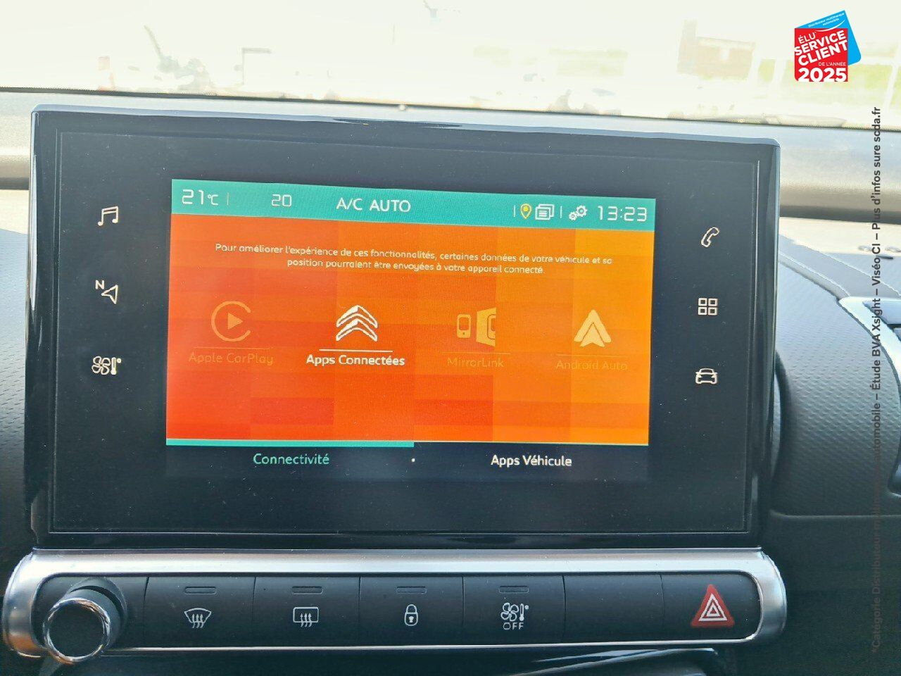 Véhicule d'occasion CITROEN C4 CACTUS PURETECH 110CH SS ORIGINS EAT6 E6.D-TEMP chez Hyundai Epernay